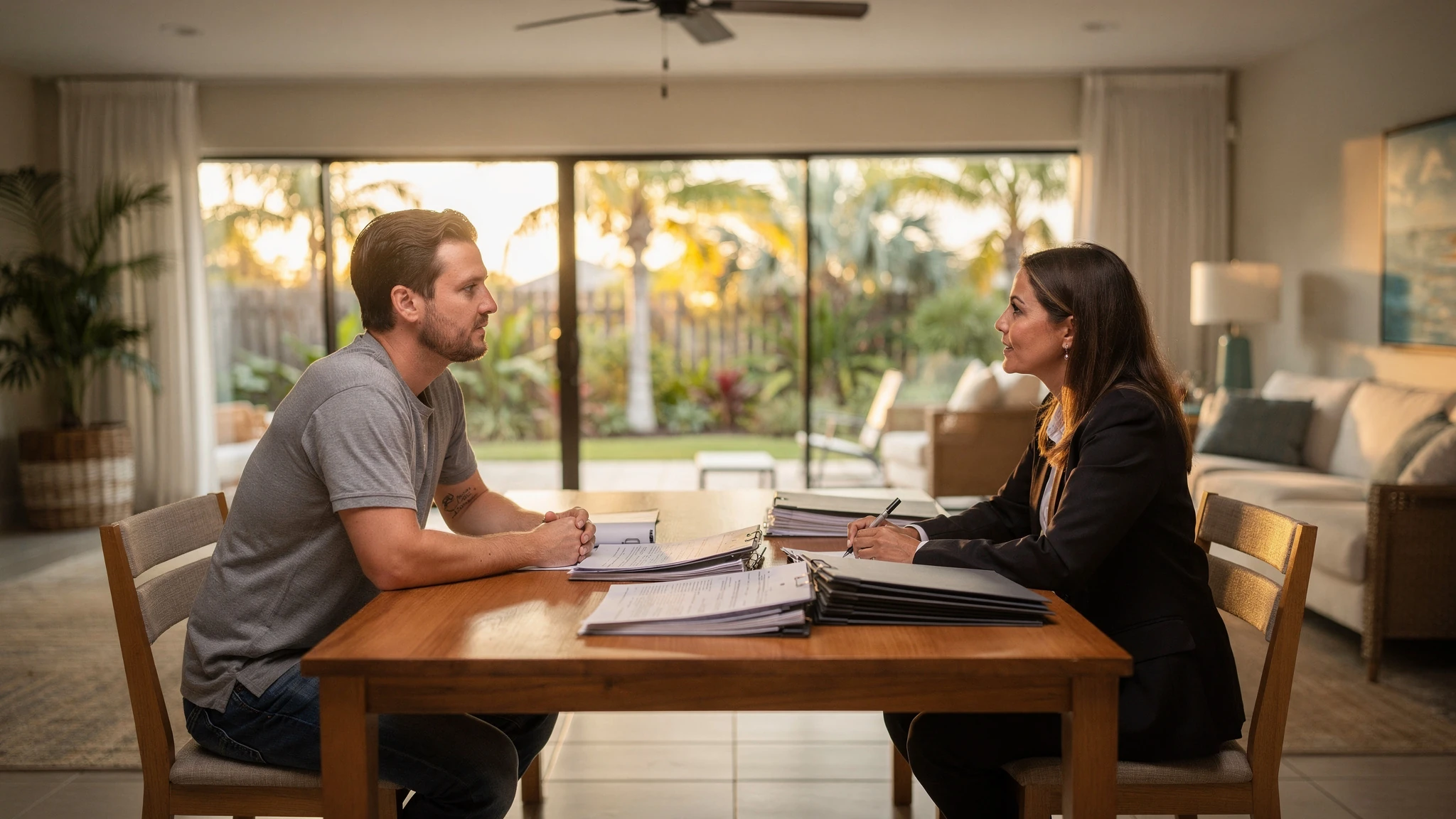 Buyer comparing Broward County property records, city rules, flood information, insurance, and ownership costs