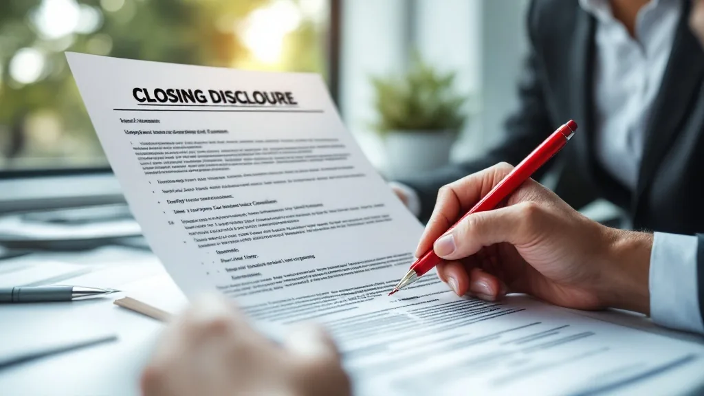 Closing disclosure verification checklist Florida — advisor and buyer reviewing three critical CD items before closing day