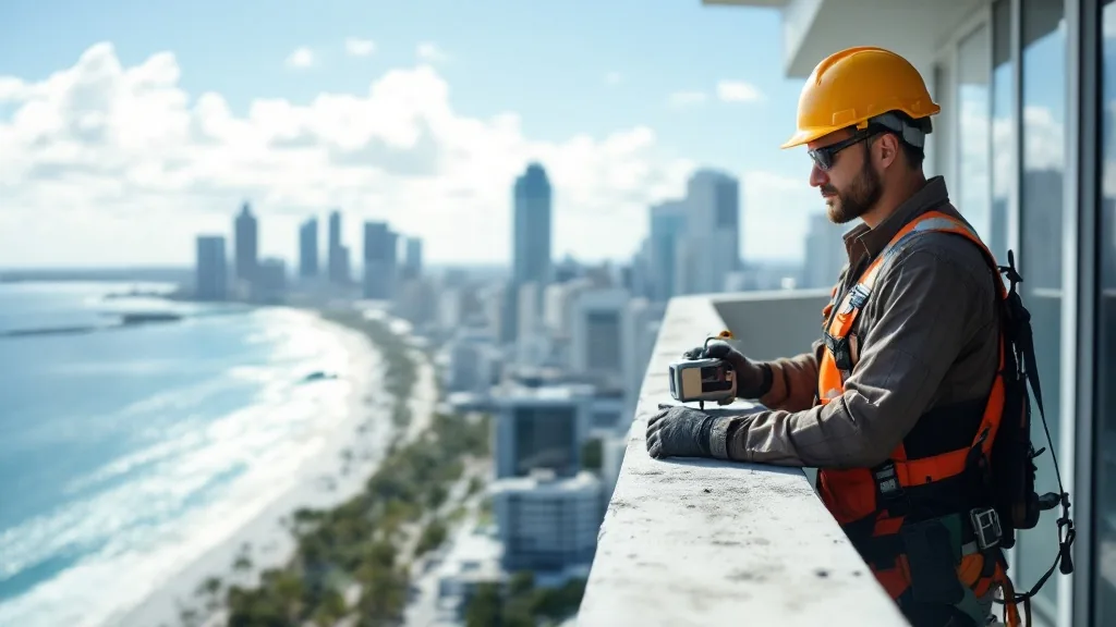 Miami condo structural inspection post-Surfside — licensed GC inspector examining concrete and structural integrity of South Florida condo building