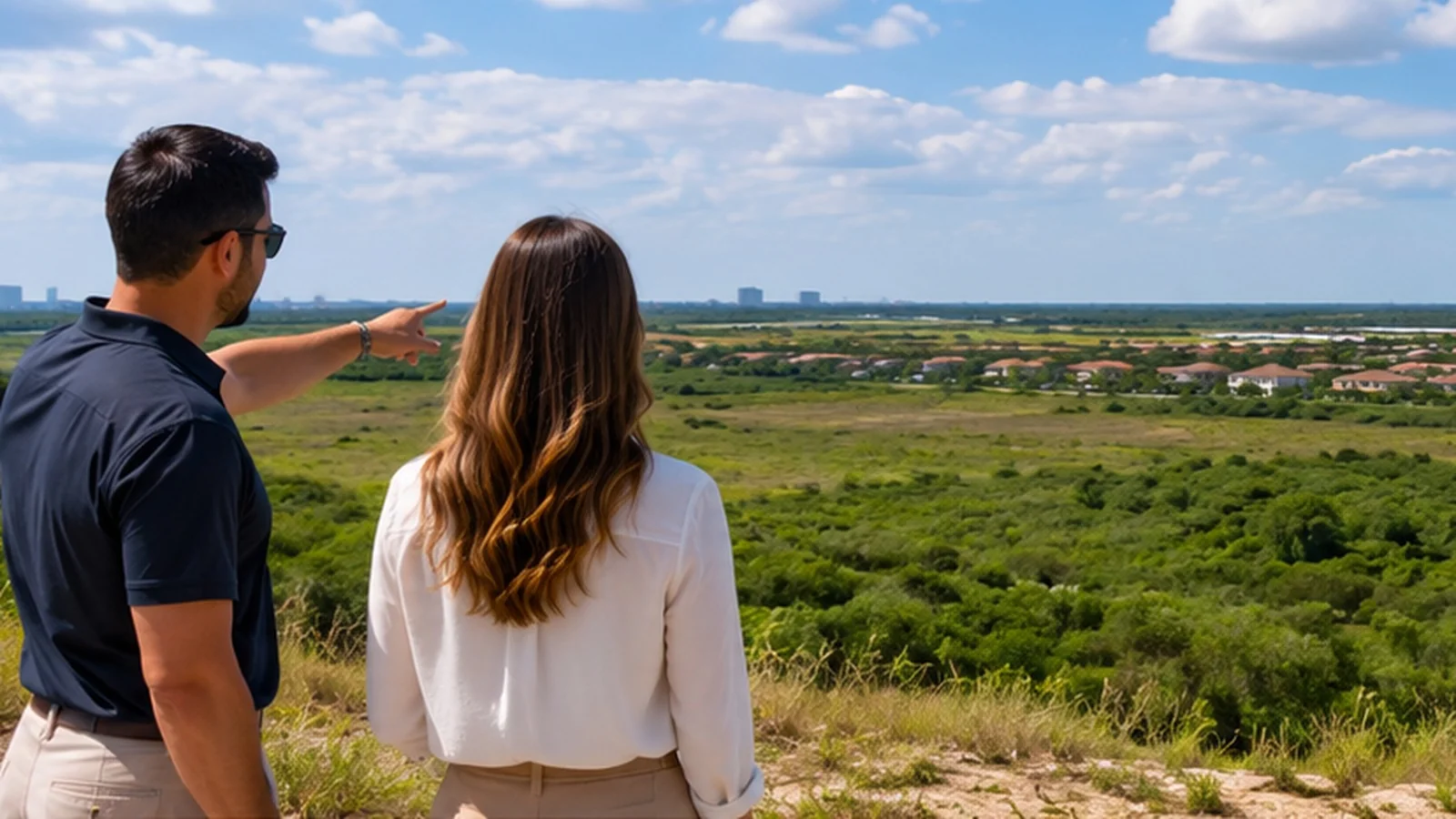 Buyer and advisor reviewing an evolving Miami-Dade residential proposal before treating it as available new-home inventory.
