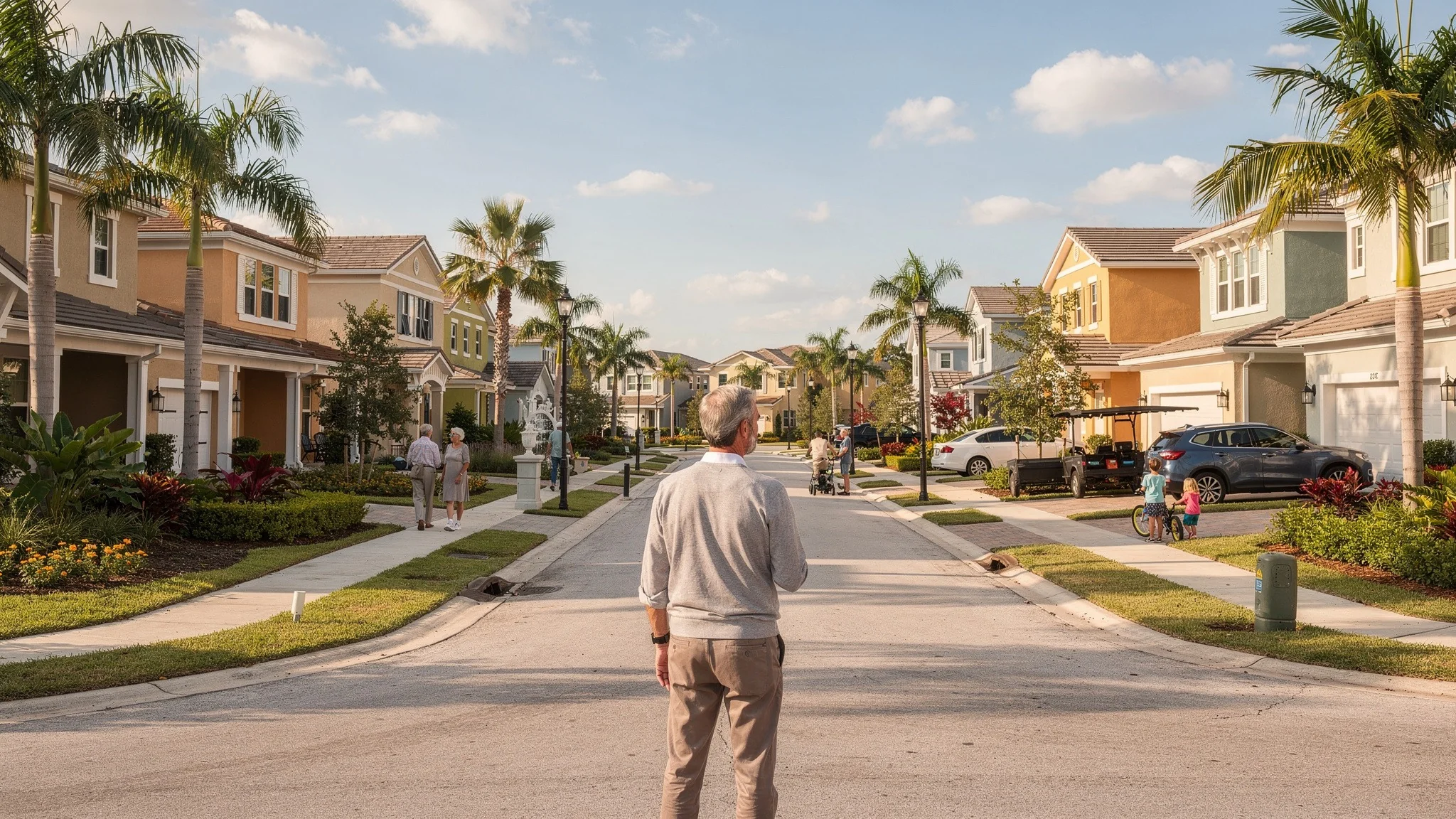 Buyer comparing different South Florida community options, showing that one builder can lead to different rules, settings, and decisions.
