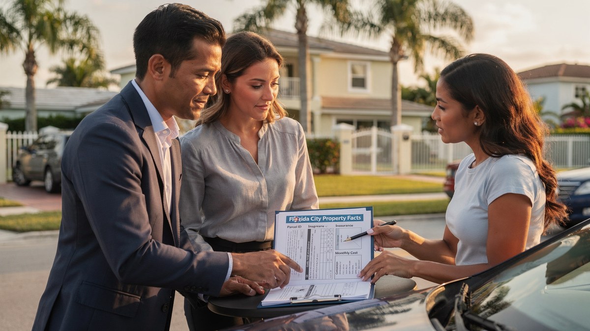 Homebuyers review Florida City property facts before making an offer.