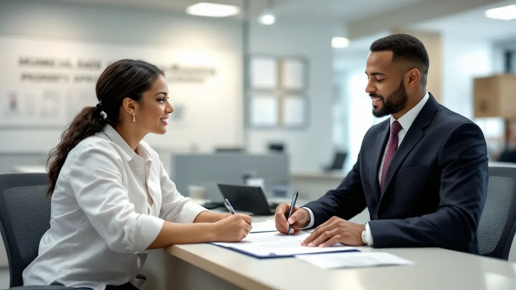 Florida homestead exemption application — homeowner submitting application at Miami-Dade Property Appraiser office