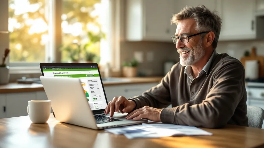 Florida homestead exemption tax savings — homeowner reviewing property tax bill showing dramatic reduction at kitchen table