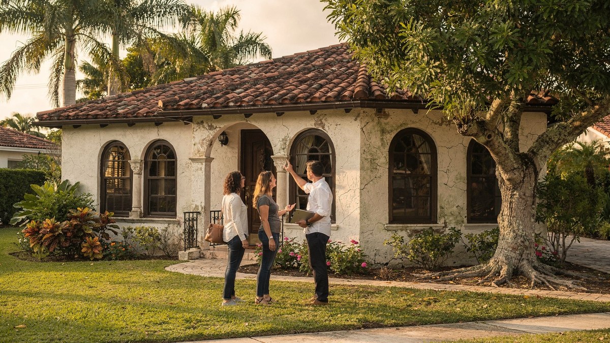 A Coral Gables property may need separate permit, historic-review, condition, insurance, and record checks.