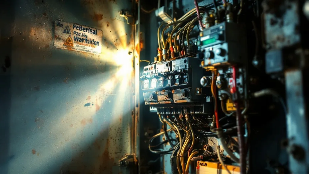 Electrical panel red flags South Florida — old Federal Pacific Stab-Lok panel open showing aging wiring and breakers