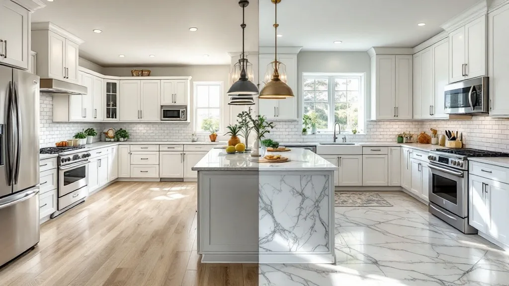 Investor grade renovation finishes South Florida — comparing investor grade vs luxury finish selections for rental property renovation ROI