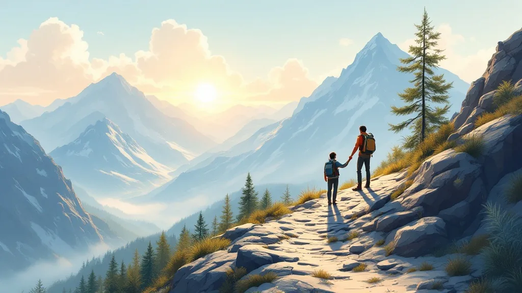 Mountain guide analogy showing a trusted professional helping a buyer understand the path ahead