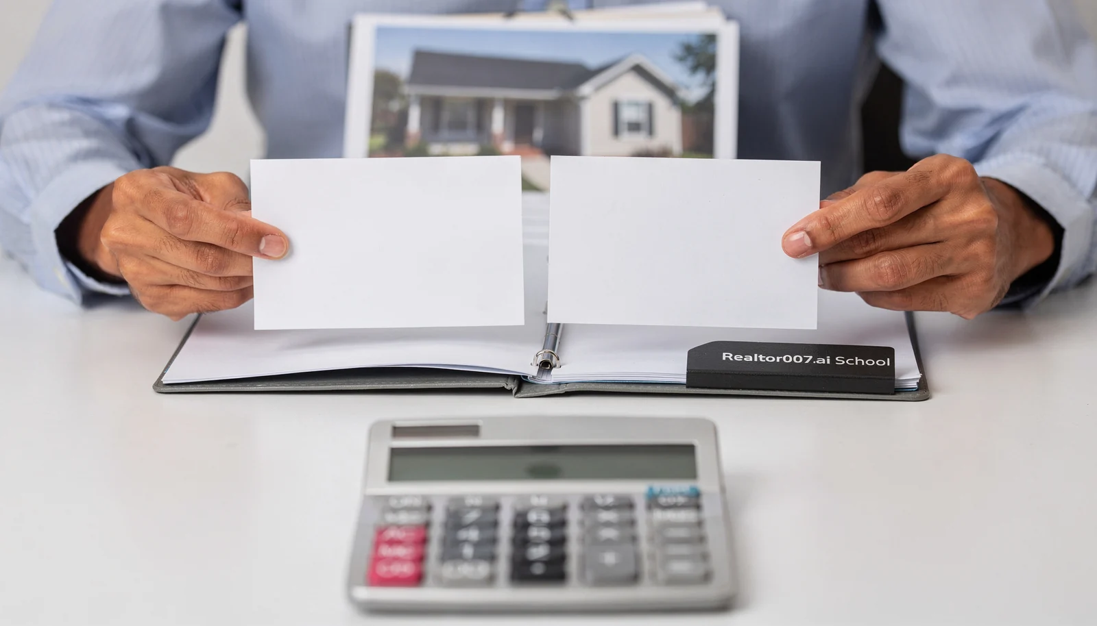 Buyer reviewing escrow deposit timing and safety with an advisor.